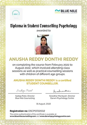 Student Counselling Psychology