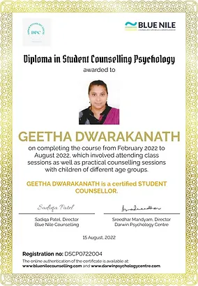 Student Counselling Psychology