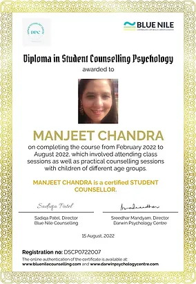 Student Counselling Psychology