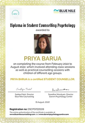 Student Counselling Psychology