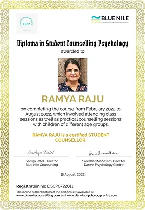 Student Counselling Psychology