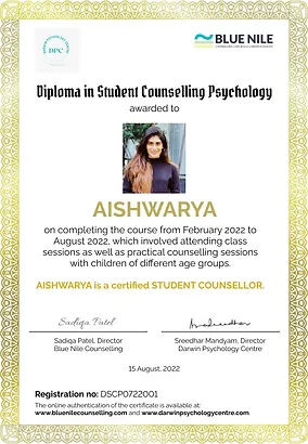 Student Counselling Psychology